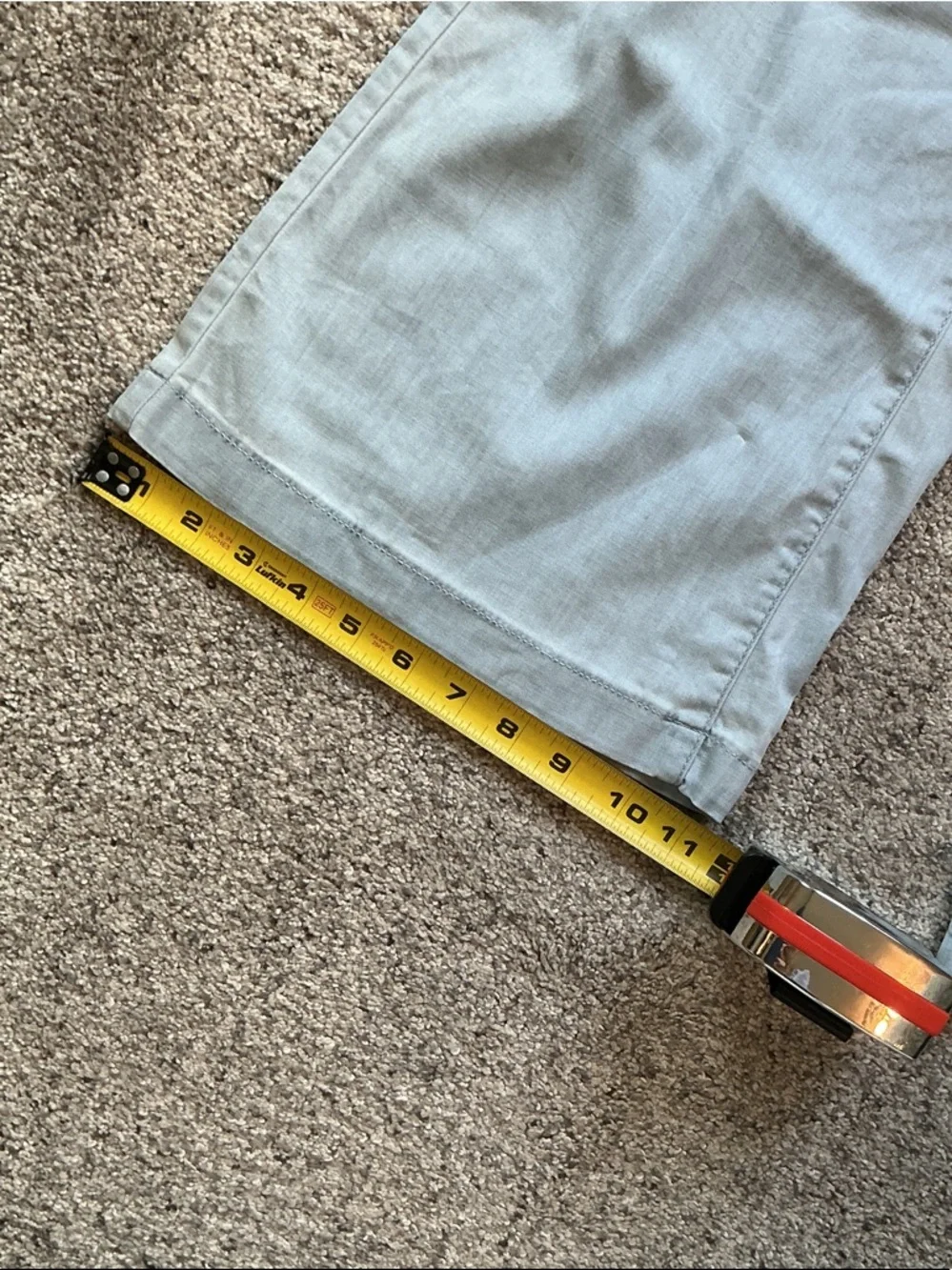 White House Black Market High Rise Lightweight Wide-Leg Jeans ~ Light Blue - Picture 9 of 10